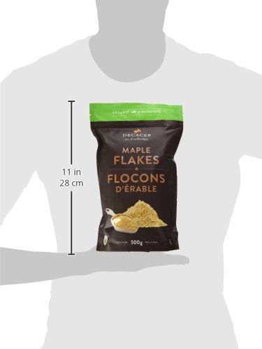 Decacer Organic Maple Flakes 500g 17.63oz - {Imported from Canada}